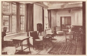 Een gemeenschappelijke ruimte in Crosby Hall, Cheyne Walk door English Photographer
