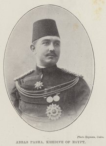 Abbas Pasha, Khedive van Egypte door English Photographer