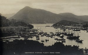 Aberdeen Vissersvloot, Hong Kong, uit een album met foto