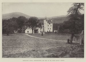 Abergeldie Kasteel, Aberdeenshire, de Residentie van Mr. Hugh Mackay Gordon