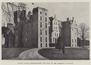 Aboyne Castle, Aberdeenshire, de zetel van de markies van Huntly door English Photographer