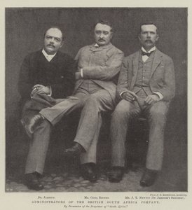 Beheerders van de British South Africa Company door English Photographer
