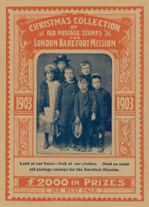 Advertentie voor de London Barefoot Mission door English Photographer