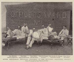 Na Omdurman, gewonde officieren in het militair hospitaal, Abadia