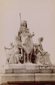 Albert Memorial, South Kensington, Londen door English Photographer
