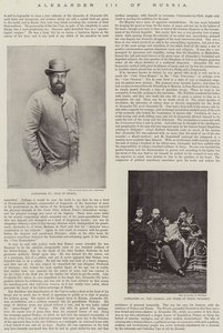 Alexander III van Rusland door English Photographer