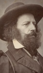 Alfred Lord Tennyson, dichter, portret
