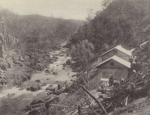 Een elektriciteitscentrale, Tasmanië
