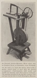 Een Engelse Naaimachine, gemaakt rond 1842 door Charles Kyte, van Snowshill, nabij Evesham door English Photographer