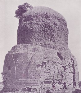 Oude Boeddhistische Toren, Sarnath, Benares door English Photographer
