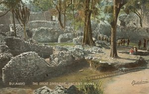 Oude ruïnes van Groot Zimbabwe door English Photographer