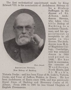 Aartsdiaken Stevens, nieuwe bisschop van Barking door English Photographer