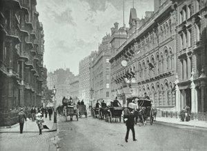 Army and Navy Stores, Victoria Street, Westminster: oostwaarts bij Francis Street, 1895
