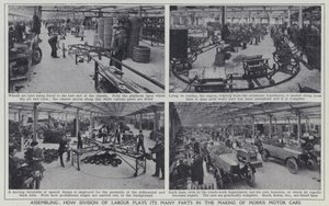 Assemblage, Hoe arbeidsverdeling zijn vele rollen speelt in de productie van Morris Motor Cars door English Photographer
