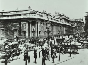 Bank of England, Threadneedle Street, City of London, 1890 door English Photographer