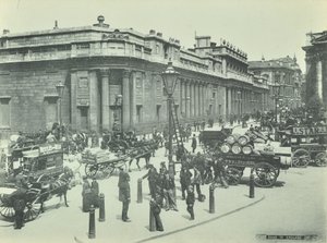 Bank of England, Threadneedle Street, City of London, 1895 door English Photographer
