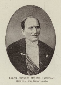 Baron Georges Eugene Haussman door English Photographer