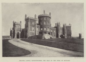 Belvoir Kasteel, Leicestershire, de Residentie van de Hertog van Rutland