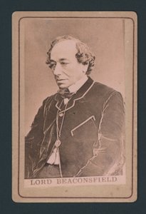Benjamin Disraeli, visitekaartje door English Photographer