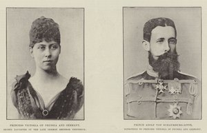 Verloving van prinses Victoria van Pruisen door English Photographer
