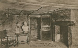 Geboortekamer, Shakespeares Huis, Stratford upon Avon