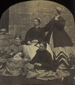 Cabinet card door English Photographer
