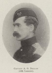 Kapitein A G Dallas, 16e Lancers