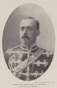 Kapitein de eerwaarde T A Brassey, de gouverneur van Pretoria door English Photographer