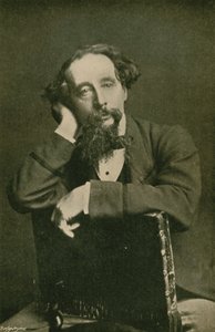 Charles Dickens door English Photographer