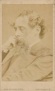 Charles Dickens door English Photographer