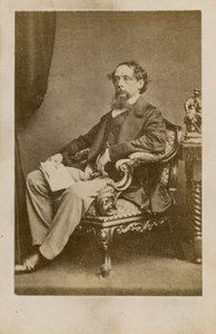 Charles Dickens door English Photographer