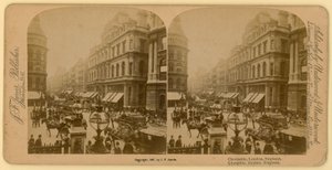 Cheapside, Londen; stereoscopisch beeld