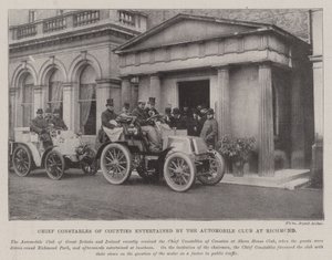 Hoofdcommissaris van de provincies vermaakt door de Automobile Club in Richmond door English Photographer