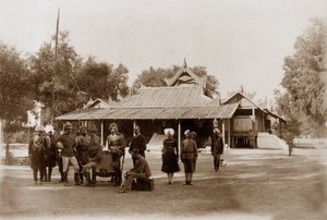Hoofdmanhuis, Mandalay, c.1886