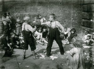 Kinderarmoede, Londen door English Photographer
