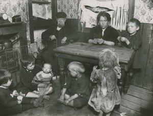 Kinderarmoede, Londen door English Photographer