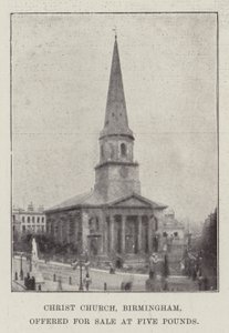 Christ Church, Birmingham, te koop aangeboden voor vijf pond door English Photographer
