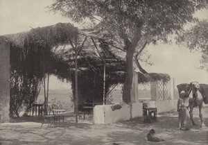 Koffiehuis in de Tuin van de Maagd in Matariyeh, waar Jozef woonde