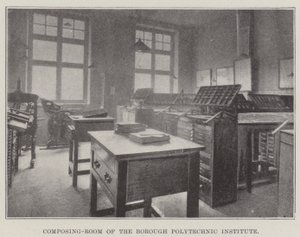 Zetterij van het Borough Polytechnic Institute door English Photographer