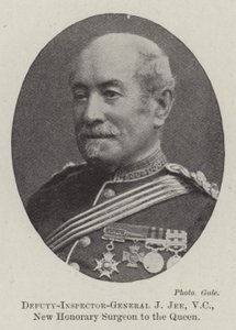 Plaatsvervangend inspecteur-generaal J Jee, VC, nieuwe erechirurg van de koningin door English Photographer