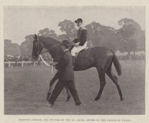 Diamond Jubilee, de winnaar van de St Leger, eigendom van de prins van Wales door English Photographer