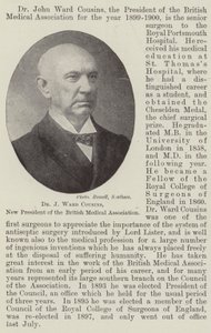 Dr. J. Ward Cousins, nieuwe voorzitter van de British Medical Association door English Photographer