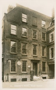 Dr. Johnsons Huis, Gough Square, Londen door English Photographer