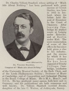 Dr Villiers Stanford, Componist van Veel Gedoe om Niets door English Photographer
