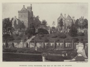 Drummond Kasteel, Perthshire, de Residentie van de Graaf van Ancaster door English Photographer