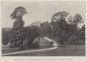 Dunster Castle, Somerset, de zetel van Mr George Fownes Luttrell door English Photographer