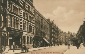 Earls Court Road en The Mansions, Londen door English Photographer