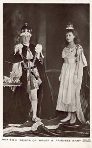 Edward, Prins van Wales en Mary, Prinses Royal door English Photographer