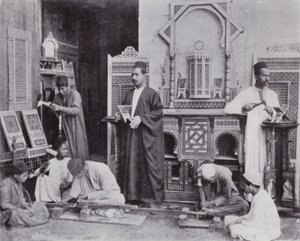 Egypte: Een Mushrebieh Werkplaats door English Photographer