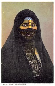 Egyptische vrouw door English Photographer